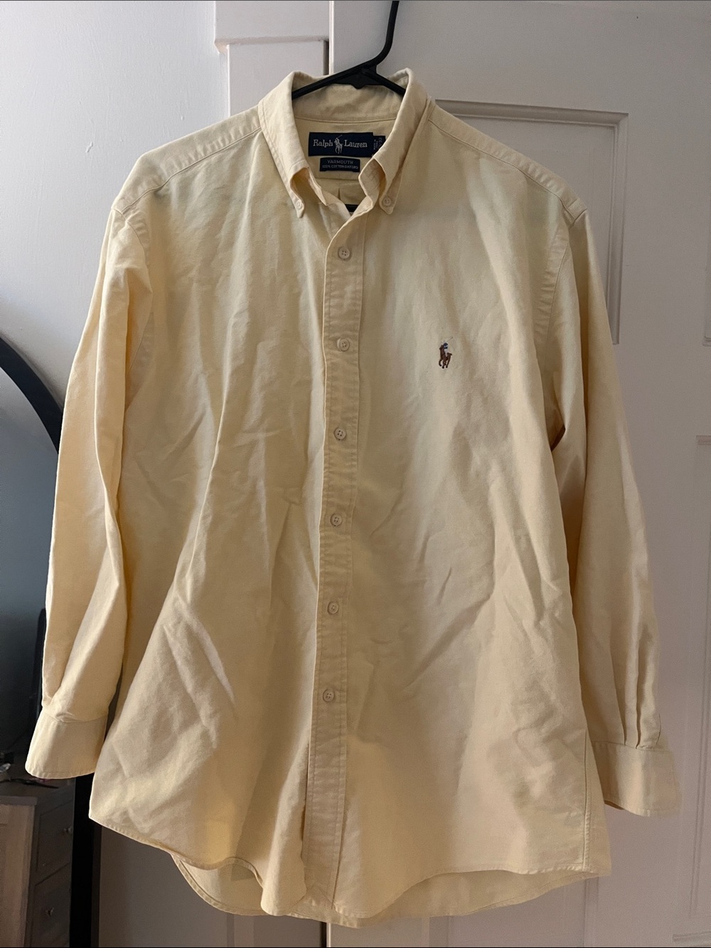 Ralph Lauren Men's Button-Down Shirt - Light Yellow